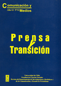 							Visualizar n. 12 (2000): Prensa y transición
						